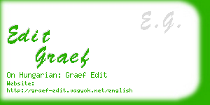 edit graef business card